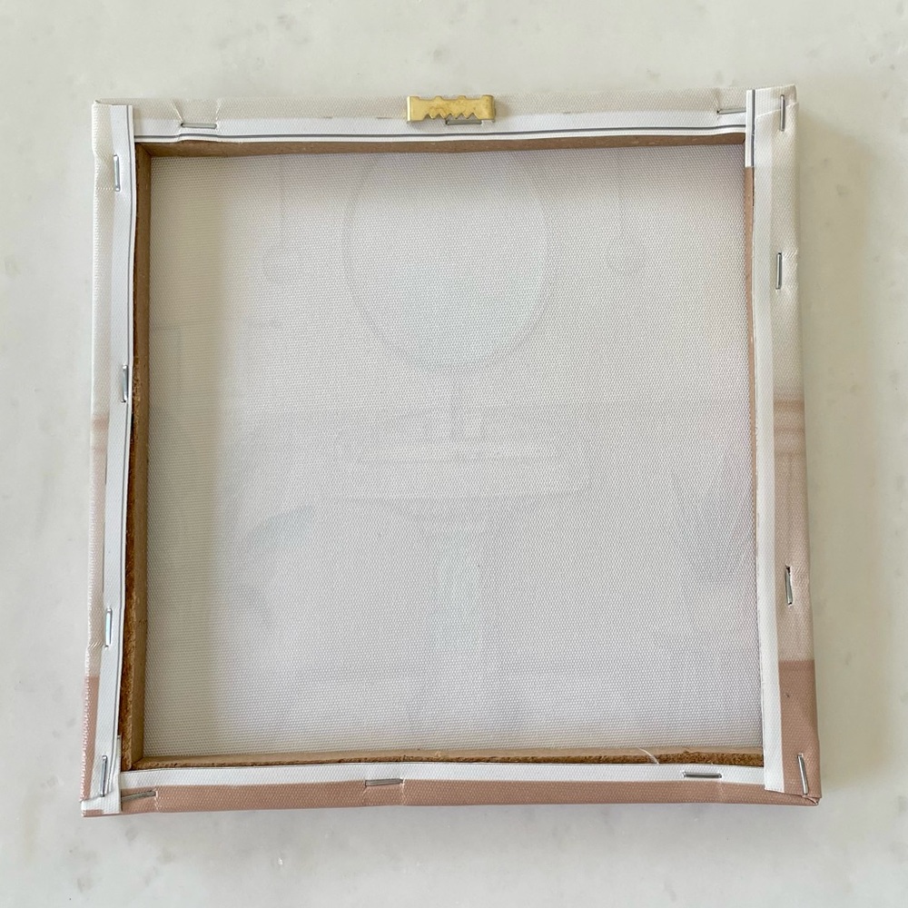 Metallic Gold Sink Canvas Wall Decore - Picture 3 of 6
